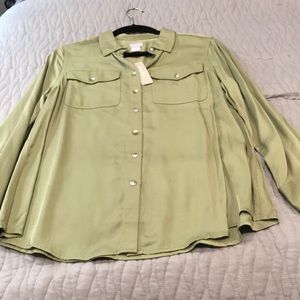 Chico’s Blouse Sage Green